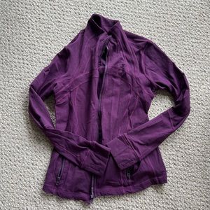 Purple lululemon define jacket size 10
